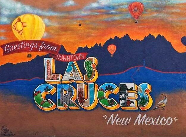 "Color Me Cruces" mural
