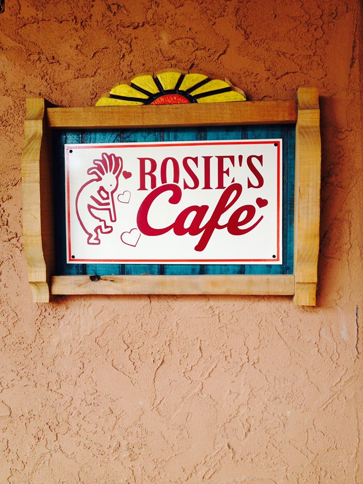 Rosie's Cafe building sign